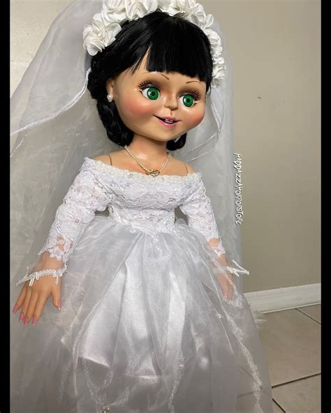 chucky and tiffany dolls|bride of chucky wedding doll.